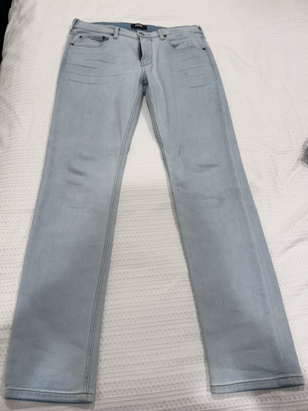 PAIGE Light Blue Slim Men's Jeans Lennox style  Color: Bobby